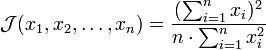 Jain's fairness index,
					    from Wikipedia