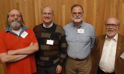 Ken Thompson, Butler Lampson, Jim Gray, Nikalus Wirth, from Berkeley