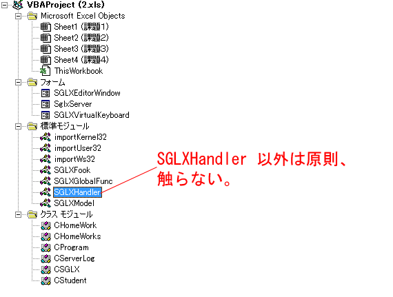 SGLXHandler 以外は原則的に触らない