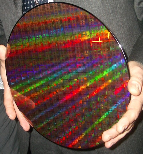 AMD 45nm wafer