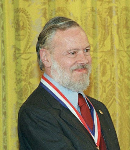 Dennis Ritchie, from
						Wikipedia