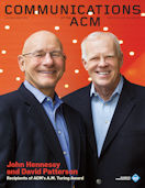 Hennessy and Patterson on the cover of CACM