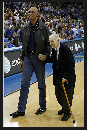 Kareem and Coach Wooden (from NYT)